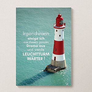 Meer Sprüche Poster Strand Meer Leuchtturm Leuchtturmwärter Kuestenglueck 1frei