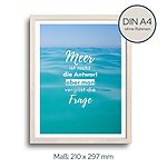 Meer Sprüche Poster Strand Meer Meer Antwort Kuestenglueck 2