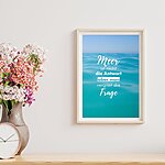 Meer Sprüche Poster Strand Meer Meer Antwort Kuestenglueck 5