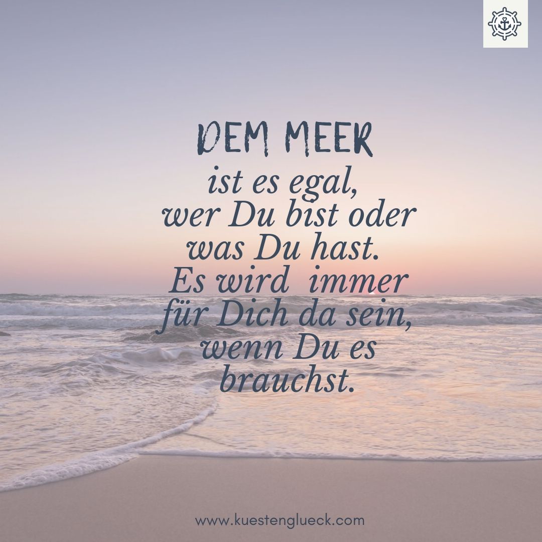 Meer Sprüche Küstenglück