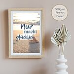 Meer Sprüche Poster Strand Meer Mach Glücklich Kuestenglueck 3