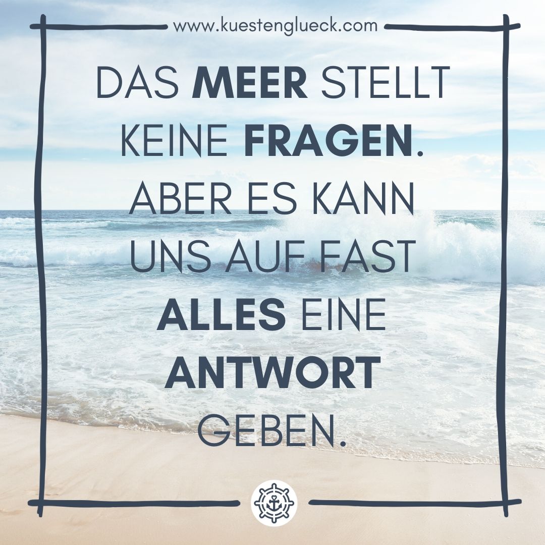 Meer Sprüche Küstenglück