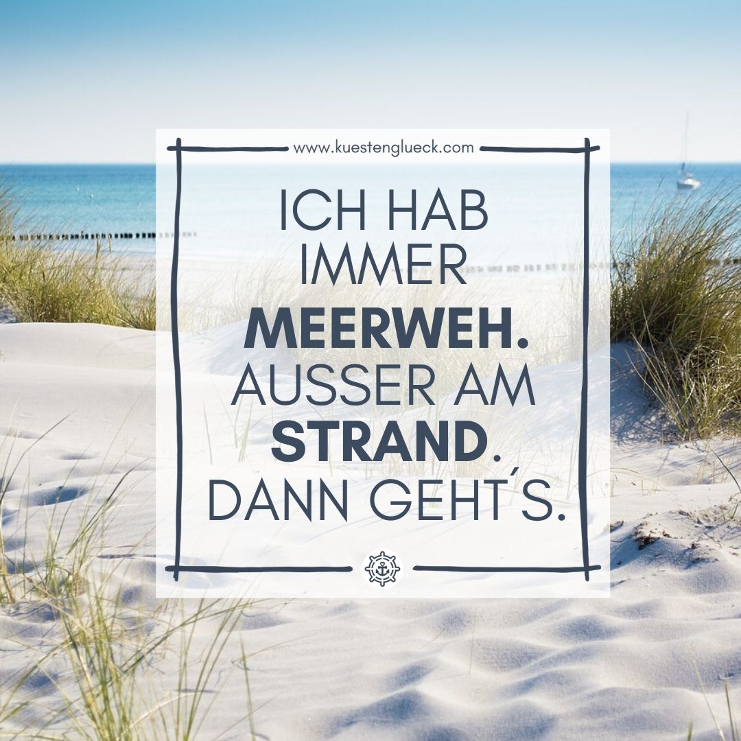 Meer Sprüche Küstenglück