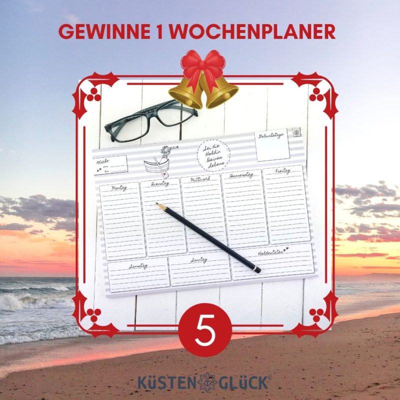 Adventskalender Wochenplaner