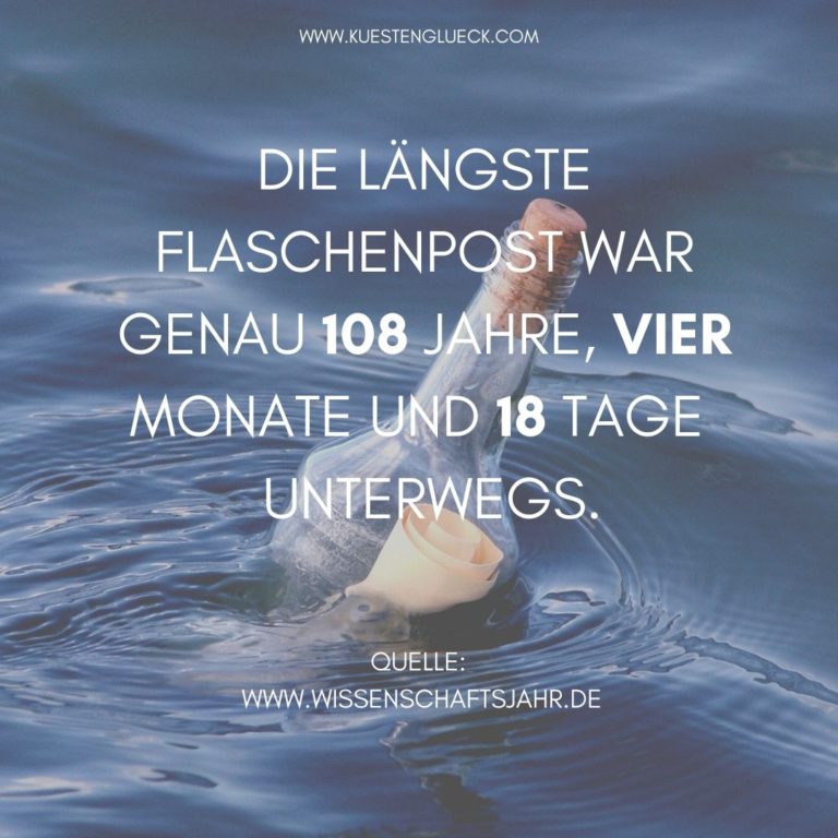 Auflösung Flaschenpost KÜSTENGLÜCK