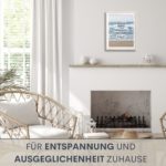 Spruch Meer Strand Urlaub Poster Kuestenglueck3