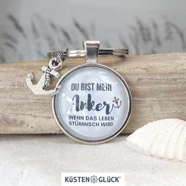 Schlüsselanhänger DU BIST MEIN ANKER KÜSTENGLÜCK®