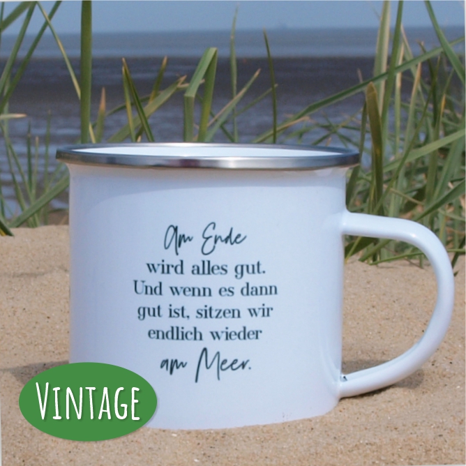 Tasse LEBEN ZU KURZ KÜSTENGLÜCK®