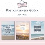 Postkartenset Glück