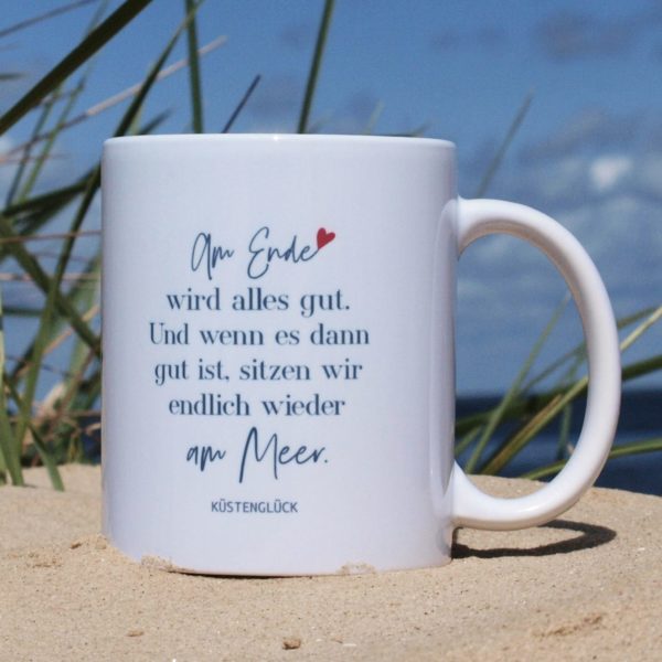 Kaffeetasse Maritim Becher Kaffeebecher Geschenk Alles Wird Gut Kuestenglueck