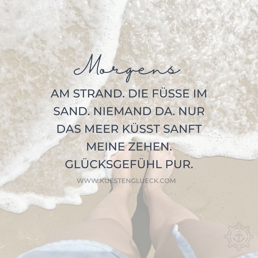 Sprüche Meer Sehnsucht Strand Glueck Kuestenglueck