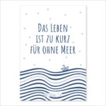 Xl Postkarte Leben Zu Kurz Küstenglück