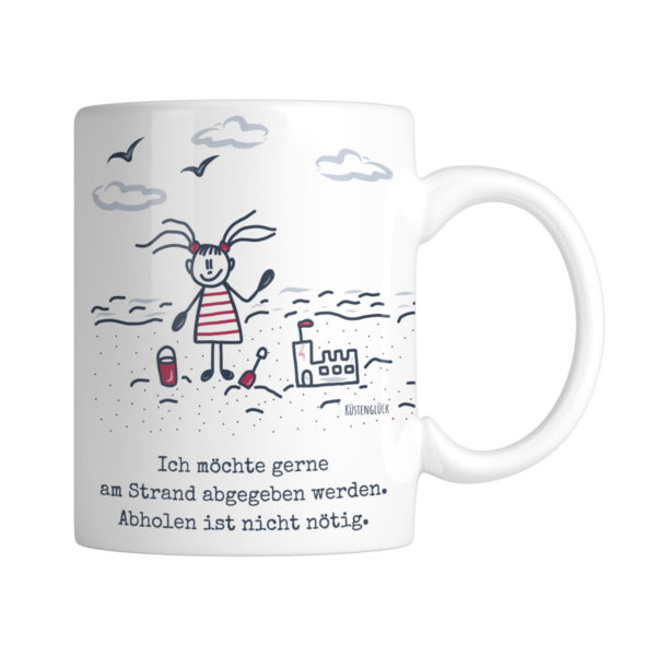 Kaffeetasse Maritim Becher Kaffeebecher Am Strand Abgeben Kuestenglueck