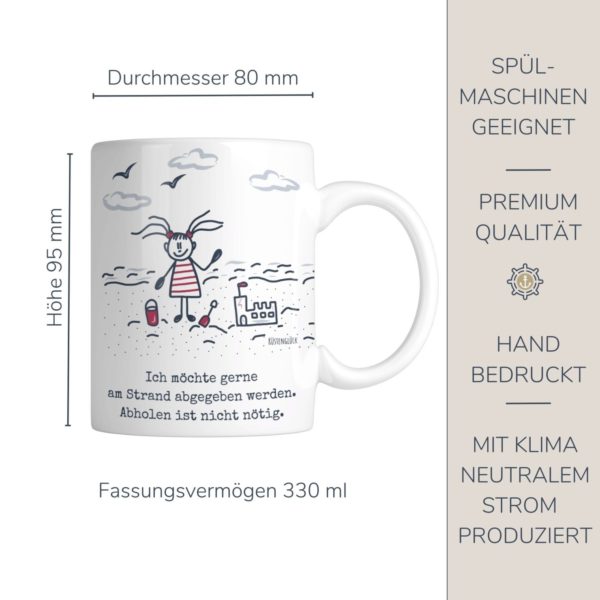 Kaffeetasse Maritim Becher Kaffeebecher Am Strand Abgeben Kuestenglueck Info