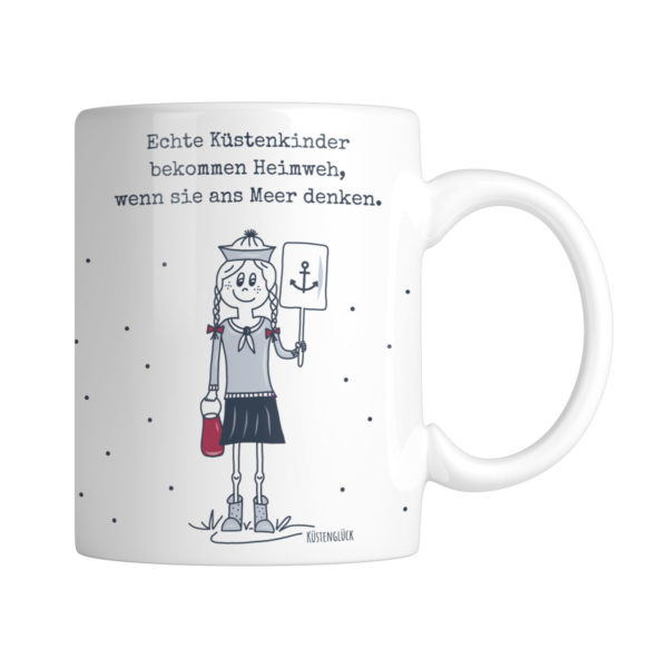 Kaffeetasse Maritim Becher Kaffeebecher Meerweh Kuestenglueck