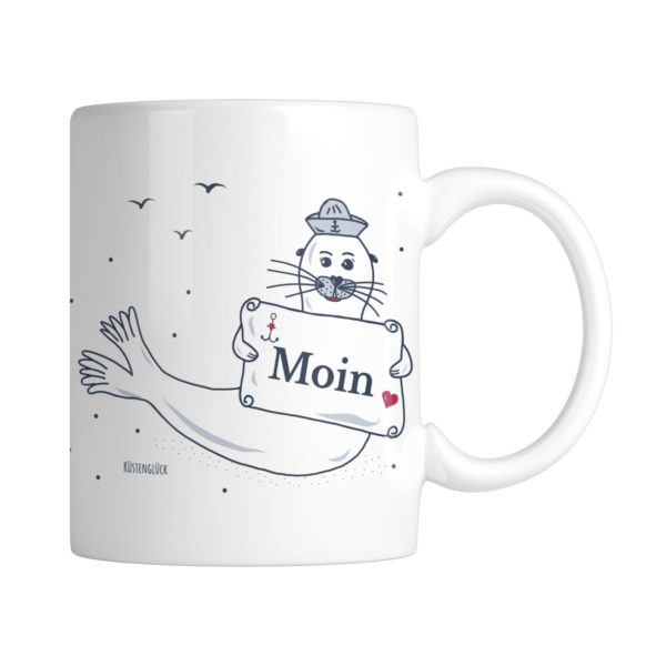 Kaffeetasse Maritim Becher Kaffeebecher Moin Kuestenglueck
