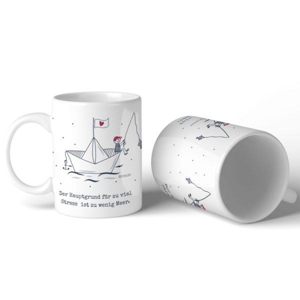 Kaffeetasse Maritim Becher Kaffeebecher Zu Wenig Meer Kuestenglueck