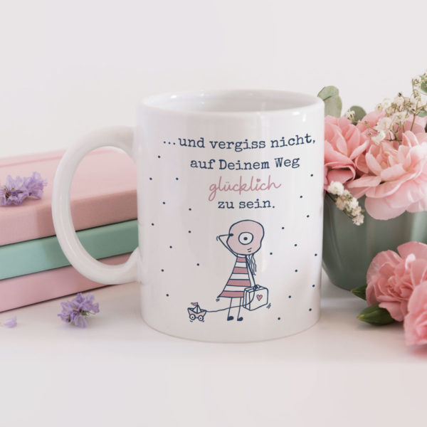 Kaffeetasse Freude Becher Kaffeebecher Abschied Kuestenglueck