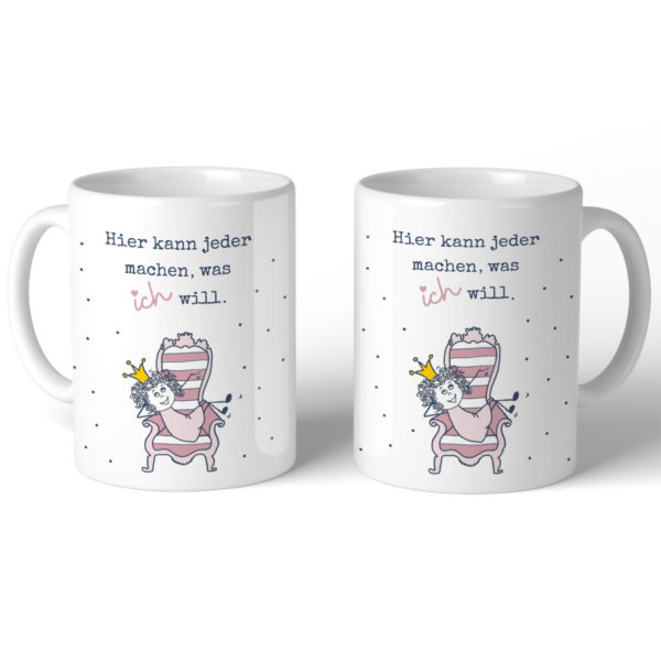 Kaffeetasse Freude Becher Kaffeebecher Prinzessin Kuestenglueck