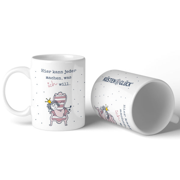 Kaffeetasse Freude Becher Kaffeebecher Prinzessin Kuestenglueck