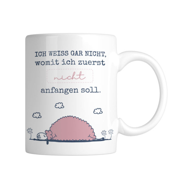 Kaffeetasse Freude Becher Kaffeebecher Schaf Kuestenglueck