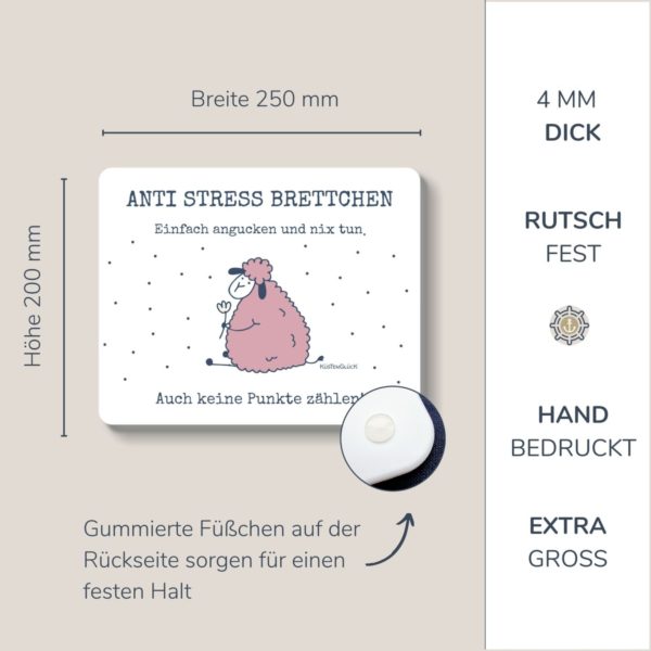Frühstücksbrett Versperbrett Anti Stress Kuestenglueck Frei Fertig