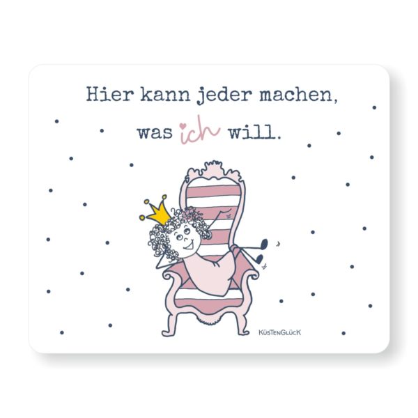 Frühstücksbrett Versperbrett Lustig Prinzessin Kuestenglueck
