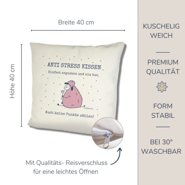 Kissen Freude Anti Stress Kuestenglueck Hell Info