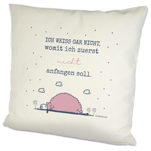 Kissen Freude Schaf Kuestenglueck