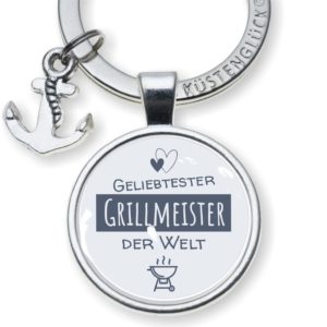 Schlüsselanhänger Geschenk Grillmeister Kuestenglueck