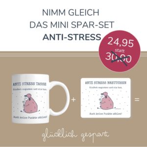 Frühstücks Sparset Mini Antistress Info Kuestenglueck