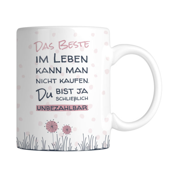 Kaffeetasse Freude Becher Kaffeebecher Unbezahlbar Kuestenglueck