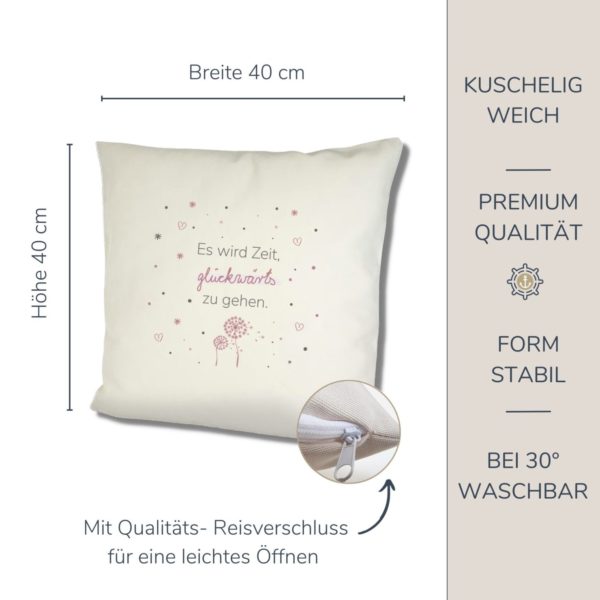 Kissen Freude GlÜckwÄrts Kuestenglueck Hell Info