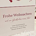Postkarte Fröhliche Weihnachten Gruß 2 Kuestenglueck