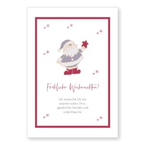 Xl Postkarte Fröhliche Weihnachten Kuestenglueck