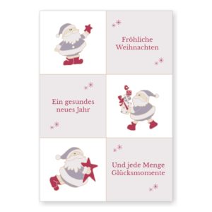 Xl Postkarte Weihnachtsmann Kuestenglueck