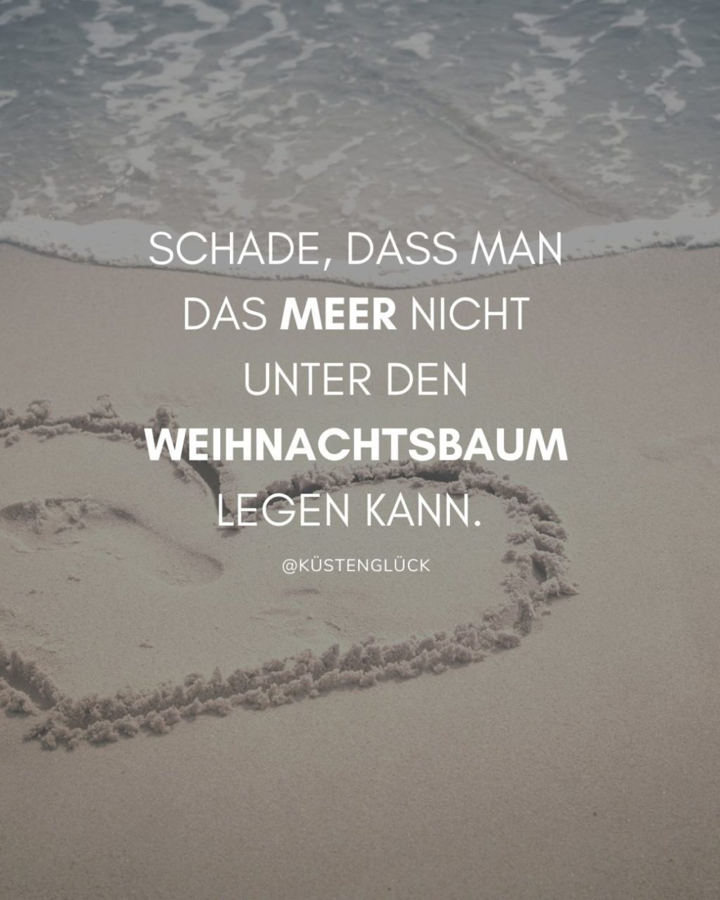 Meer Sprüche Weihnachten Strand Quote Küstenglück