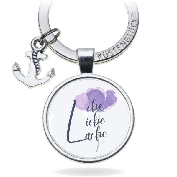 Schlüsselanhänger Geschenk Liebe Lebe Liebe Lache Kuestenglueck