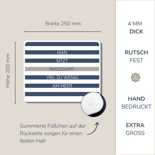 Frühstücksbrett Versperbrett Maritim Am Meer Sitzen Kuestenglueck