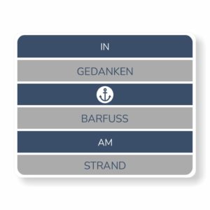 Frühstücksbrett Versperbrett Maritim Barfusskuestenglueck