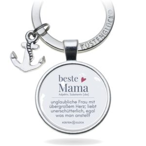 Schlüsselanhänger Geschenk Mutter Beste Mama Küstenglück