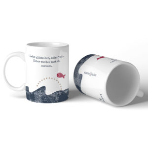 Tasse Maritim Lebe Froh Kuestenglueck Duo1