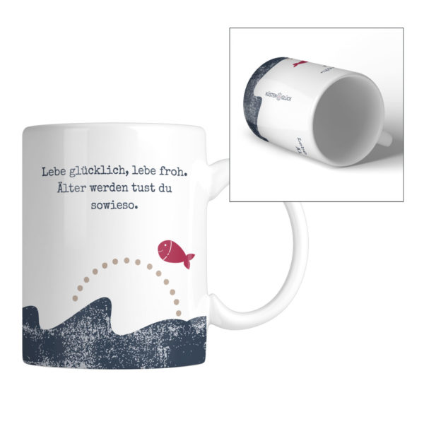 Tasse Maritim Lebe Froh Kuestenglueck Duo2