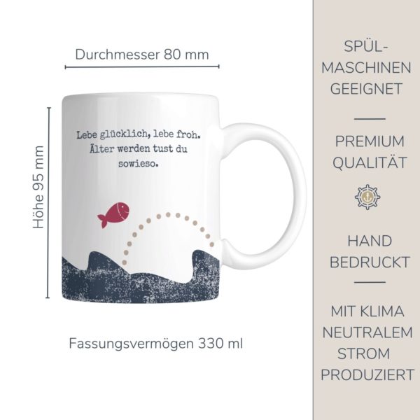 Tasse Maritim Lebe Froh Kuestenglueck Info