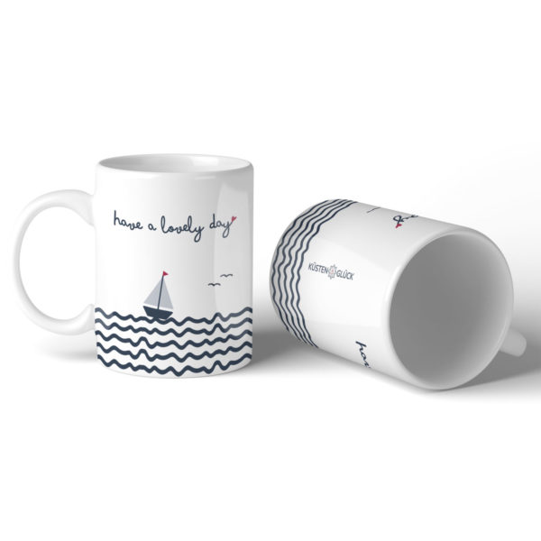 Tasse Maritim Lovely Day Kuestenglueck Duo1