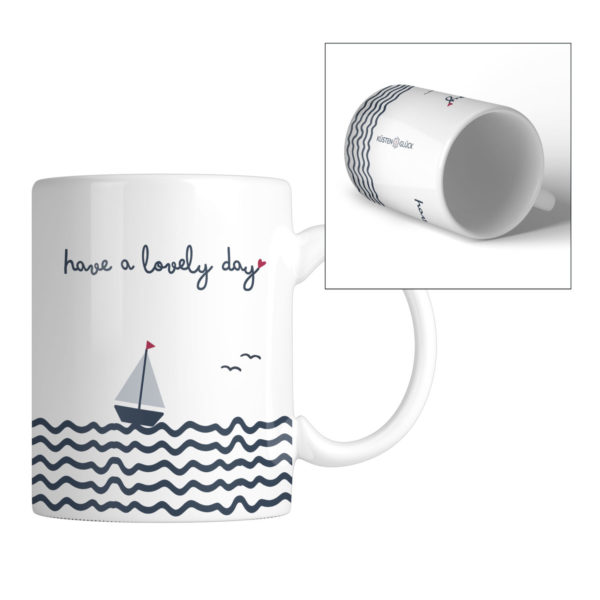 Tasse Maritim Lovely Day Kuestenglueck Duo2