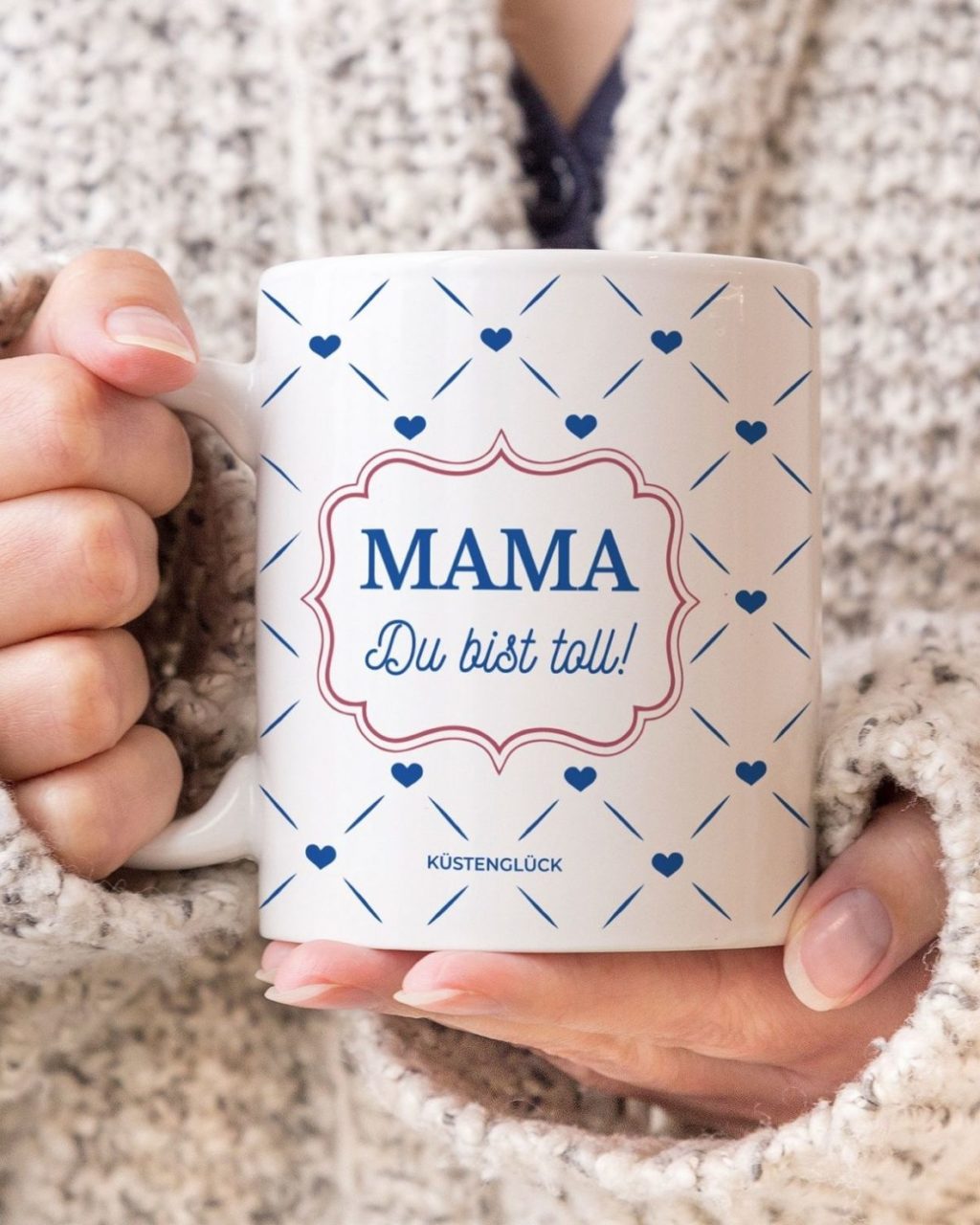 Kaffeetasse Maritim Becher Kaffeebecher Geschenk Mama Ist Toll Kuestenglueck Groß