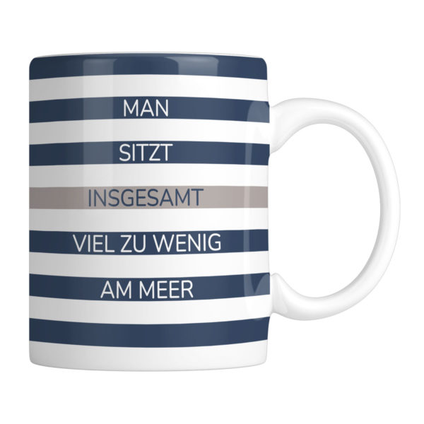 Tasse Maritim Am Meer Sitzen Kuestenglueck