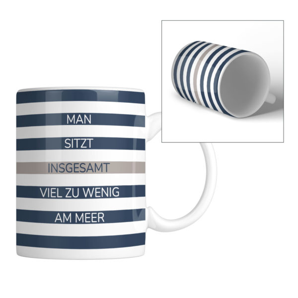 Tasse Maritim Am Meer Sitzen Kuestenglueck