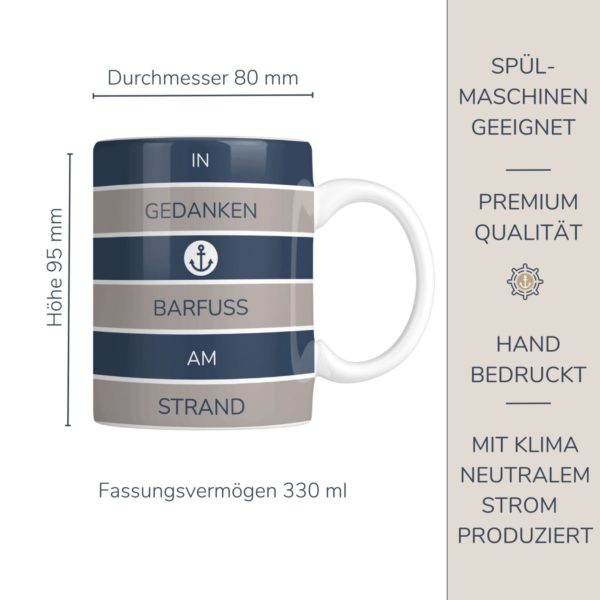 Tasse Maritim Barfuss Kuestenglueck Info